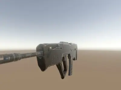 Tar 21 Tavor Free low-poly 3D model