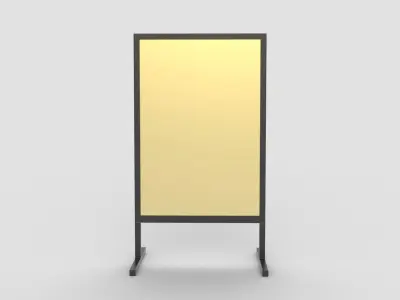 Advertising Stand 3D model purchase