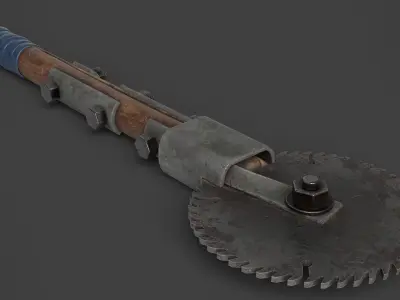 Modifiable Strike Weapon 22 Low-poly 3D model