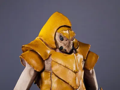 Insect creature 2 Low-poly 3D model
