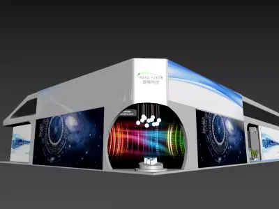 Future Mobility Experience Exhibition Hall 3D model