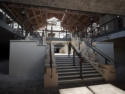 Tobacco Dock London 3D model