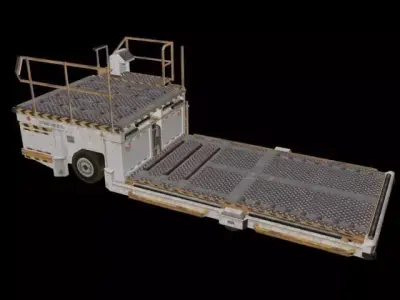 Airport Machine Pack - 14 Models Low-poly 3D model