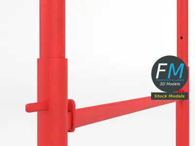 Builders trestle bandstand 3D model