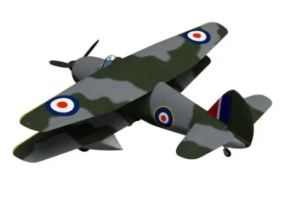 Boulton Paul P101 3D model