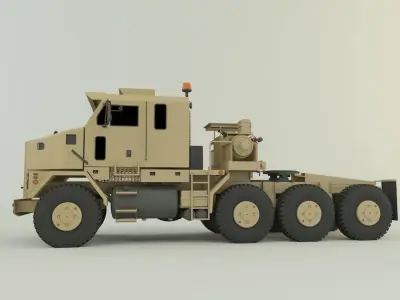 OSHKOSH M1070 military vehicle 3D model