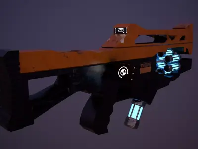 Conept Rifle  3D model