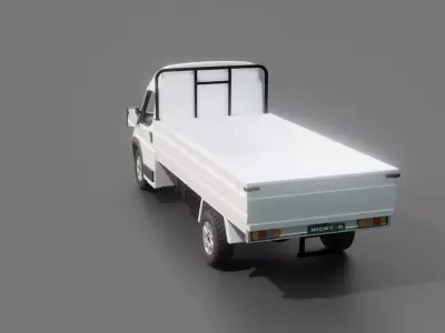 Peugeot Boxer Flatbed Truck 3D model