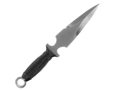 battle knife v7 3D model