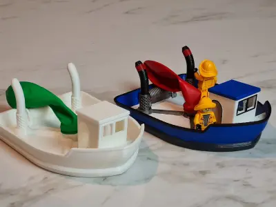 BALLOON POWERED HOVER CRAFT 3D print model