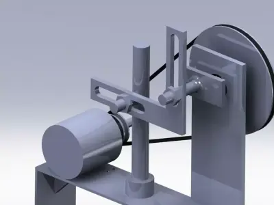 Crank sloter mechanism Free 3D model