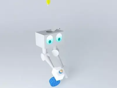 Robotic Scientist Free 3D model