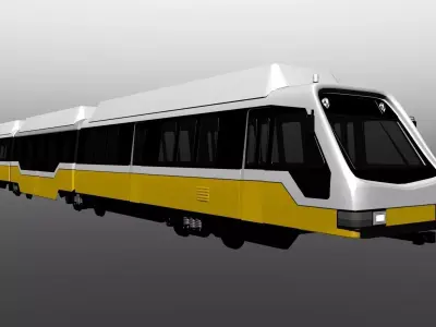 DART Light Rail 3D model