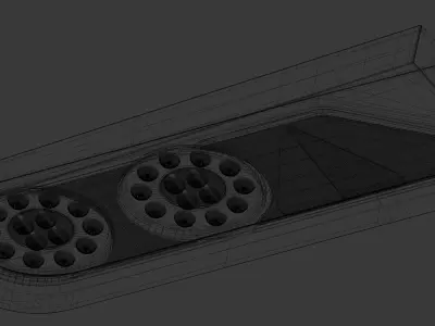 Lanterna Randon 2013  Back Light Randon trailers Free low-poly 3D model