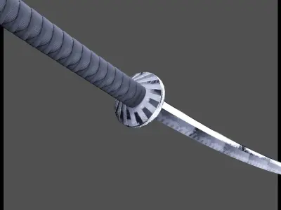 Megumu Katana Low-poly 3D model