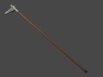 Giao thoi ky Dong Son spear Low-poly 3D model