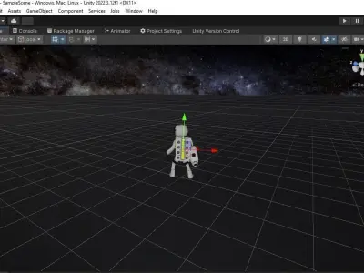 astro guy Low-poly 3D model