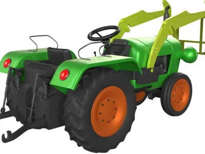 Tractor Hay Mower  3D model
