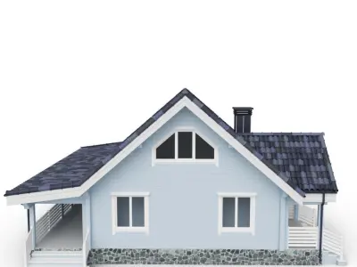 Private house 3D 3D model purchase