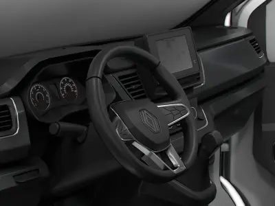Renault Trafic Van L2H1 Tailgate HQInterior 2024 3D model