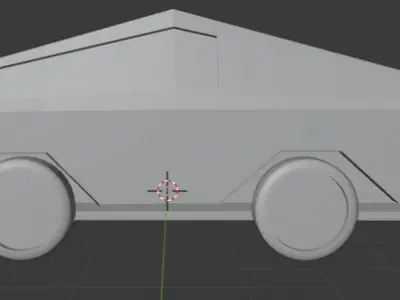 Tesla CyberTruck Free 3D model by artemsoklov2020