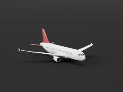 RedtailA320 3D model