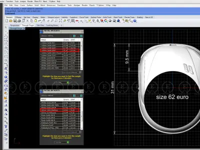 car ring 3D print model shop