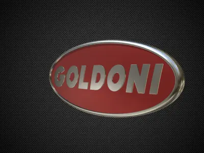 goldoni logo 3D model