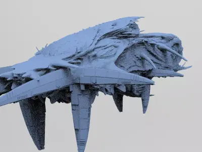 Genma Warship 2 3D model