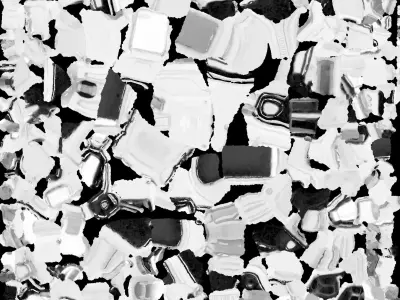 Green Pistol 3D model get