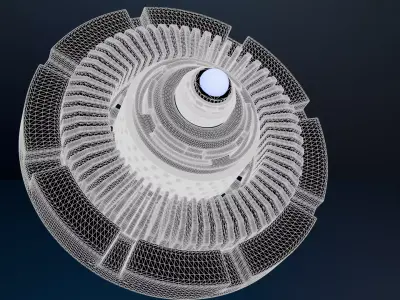 Sci-Fi Energy Core Mk-IV Low-poly 3D model