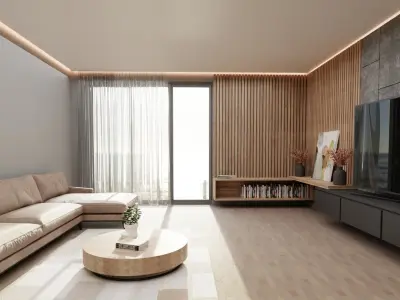 Living Room 3D model 149