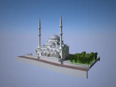 CLASSICAL OTTOMAN EMPIRE MOSQUE 3D model