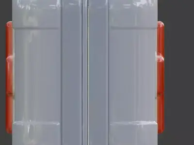Futuristic Sci-Fi Health Pack 3D Model Low-poly 3D model