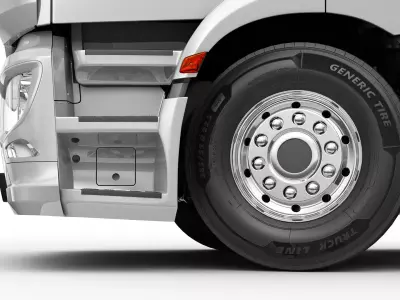 Generic Truck 6X2 van 3D model