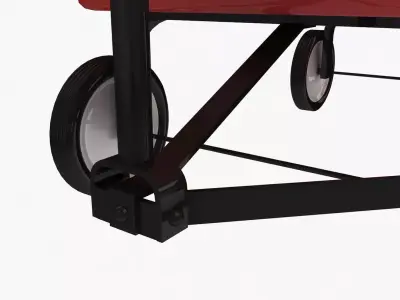 Childs Wagon Low-poly 3D model