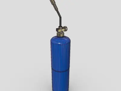 Blow Torch Low-poly 3D model buy