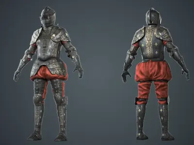 Greenwich Armor XVI Century 3D model