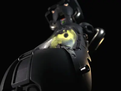 Rig Cryopod 3D model
