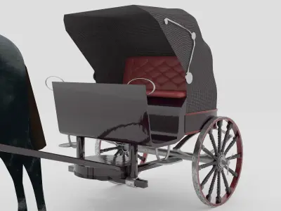 Race Chariot  3D model
