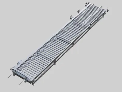 Roller conveyor 3D model order