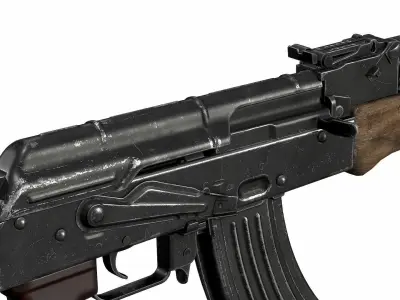 AK - AKM Low-poly 3D model