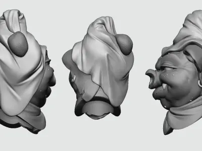 The Vampire Pig - Toy model to print  Part 01 Free 3D print model