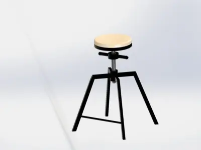 a chair design 3D model
