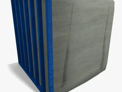 Soft Bag Filter 3D model
