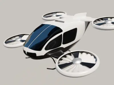 Passenger Quadcopter 3D model