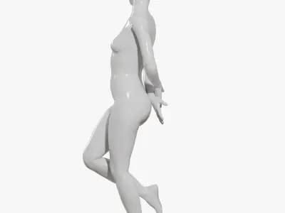  Female mannequin pose 5 PBR 
