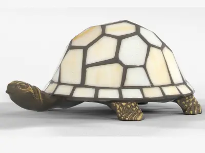 Stained Glass Turtle Desk 3D print model