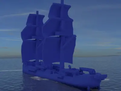 CSS Stonewall 1864 3D print model