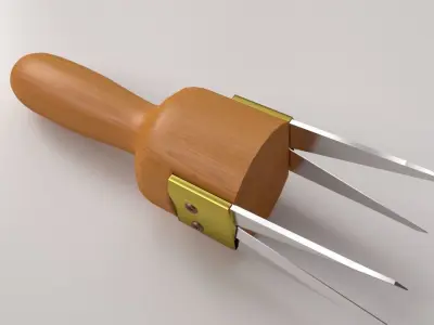 Partial Bark Cutter 3D model